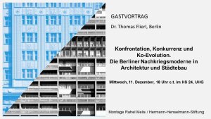 Gastvortrag Dr. Thomas Flierl am 11.12.2024